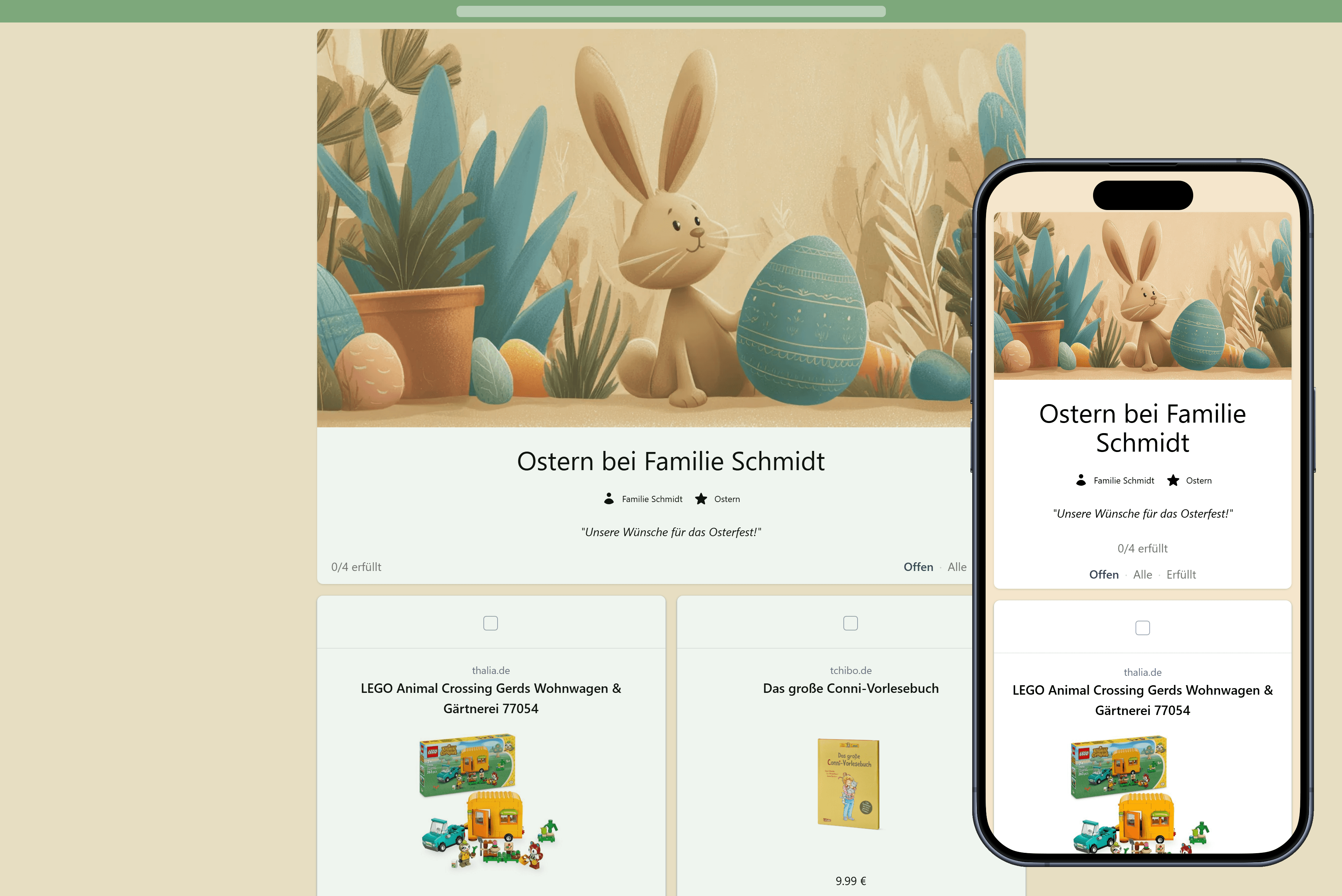 So erfüllen dir deine Liebsten Wünsche zu Ostern