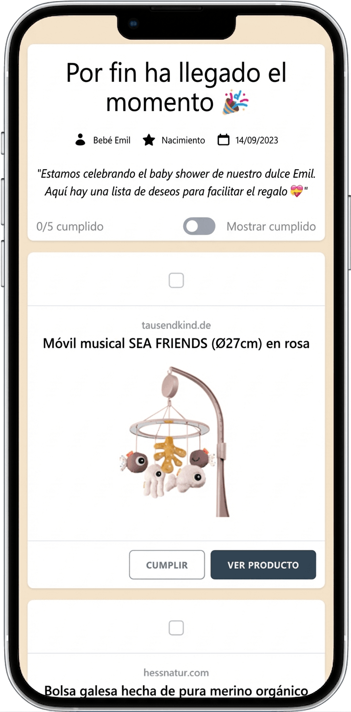 Así cumplen los deseos tus invitados