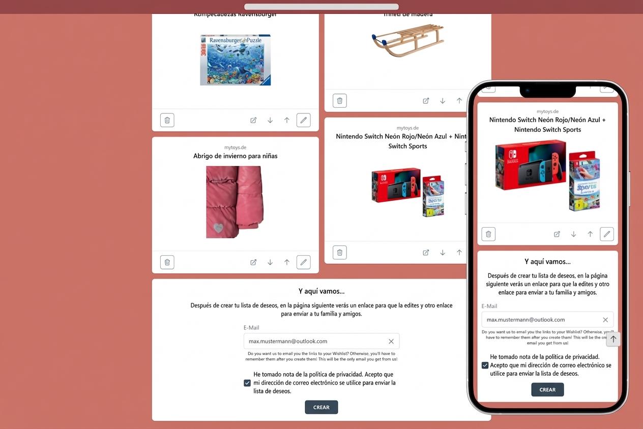 Cómo crear tu lista de deseos