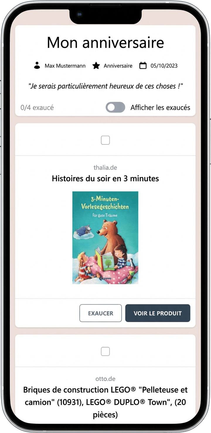 Voici comment vos invités exaucent vos souhaits