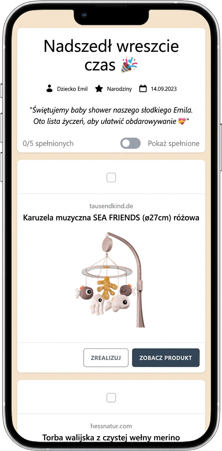 Tak wygląda Twoja gotowa lista życzeń